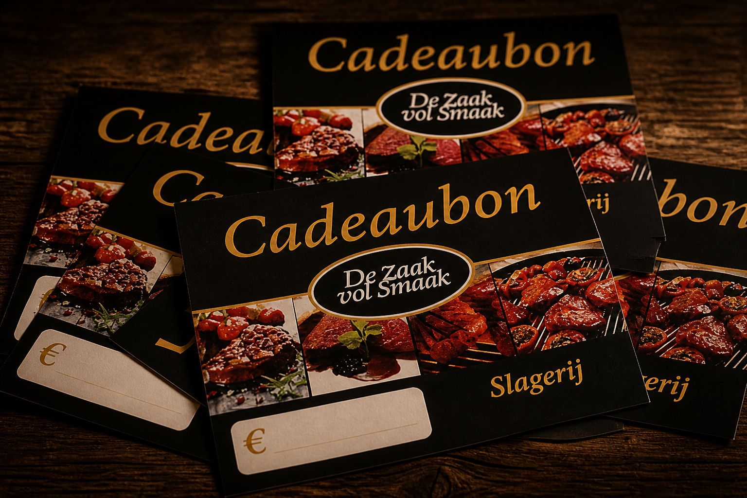 Cadeaubonnen en geschenkpakketten van Slagerij Beulen