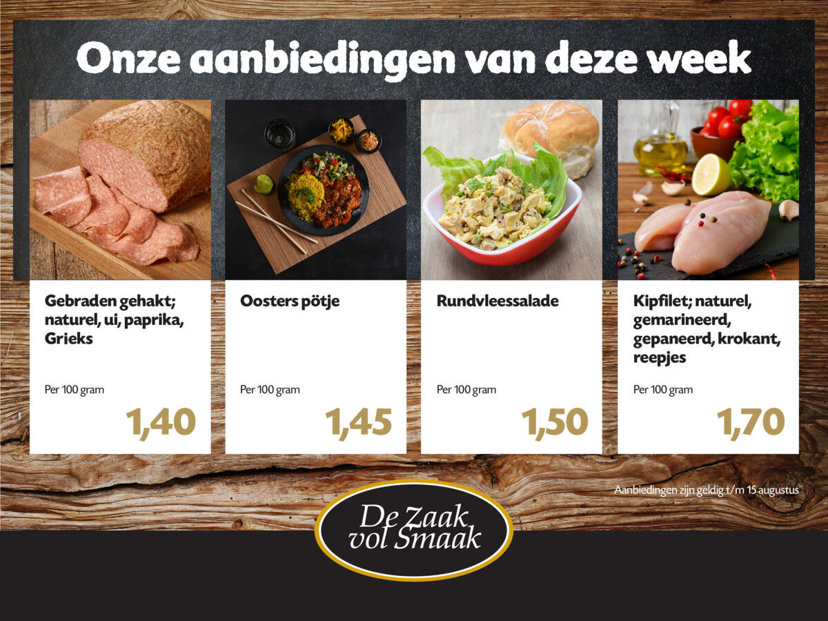 Weekaanbiedingen van deze week