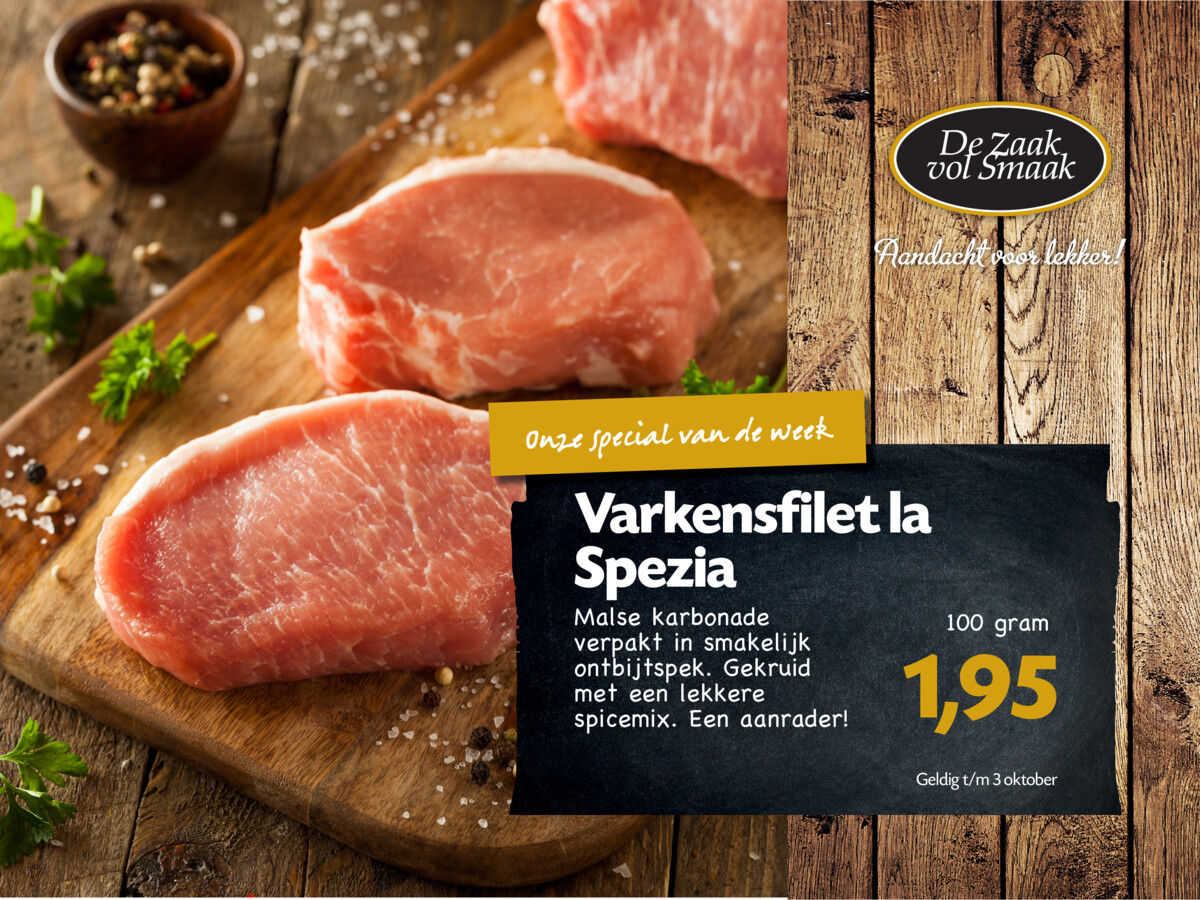 Special van de week