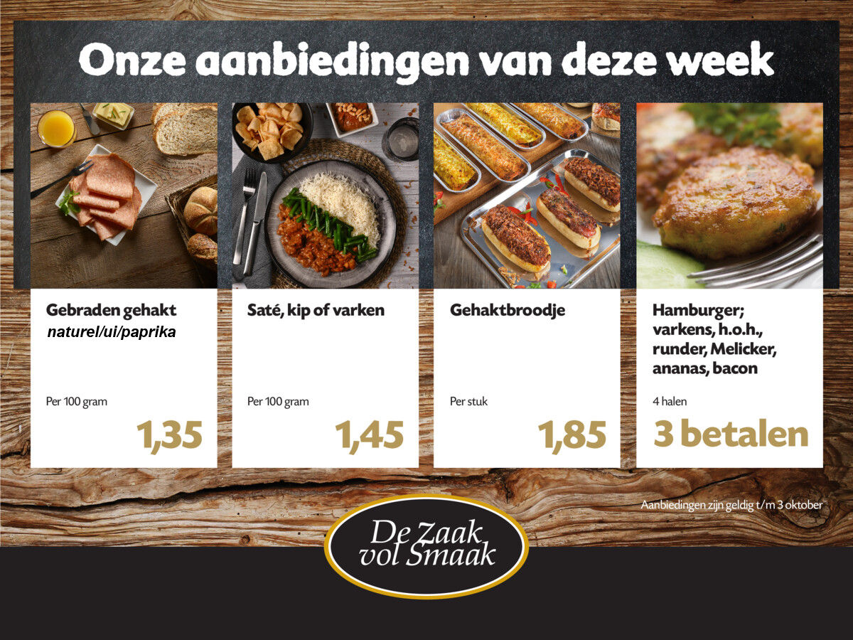 Weekaanbiedingen van deze week